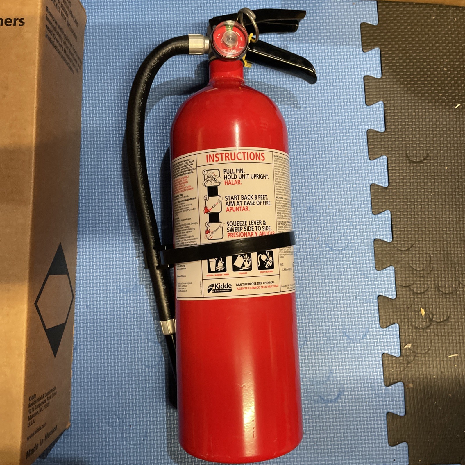 Kidde 340 5# ABC Extinguisher Grainger Part # 5T899