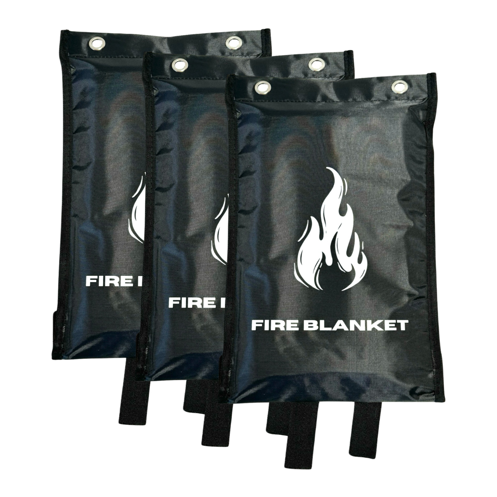 Motivpart Fire Blanket Emergency Survival Kit 2 Pack Size 39″x39″ Safety Blanket