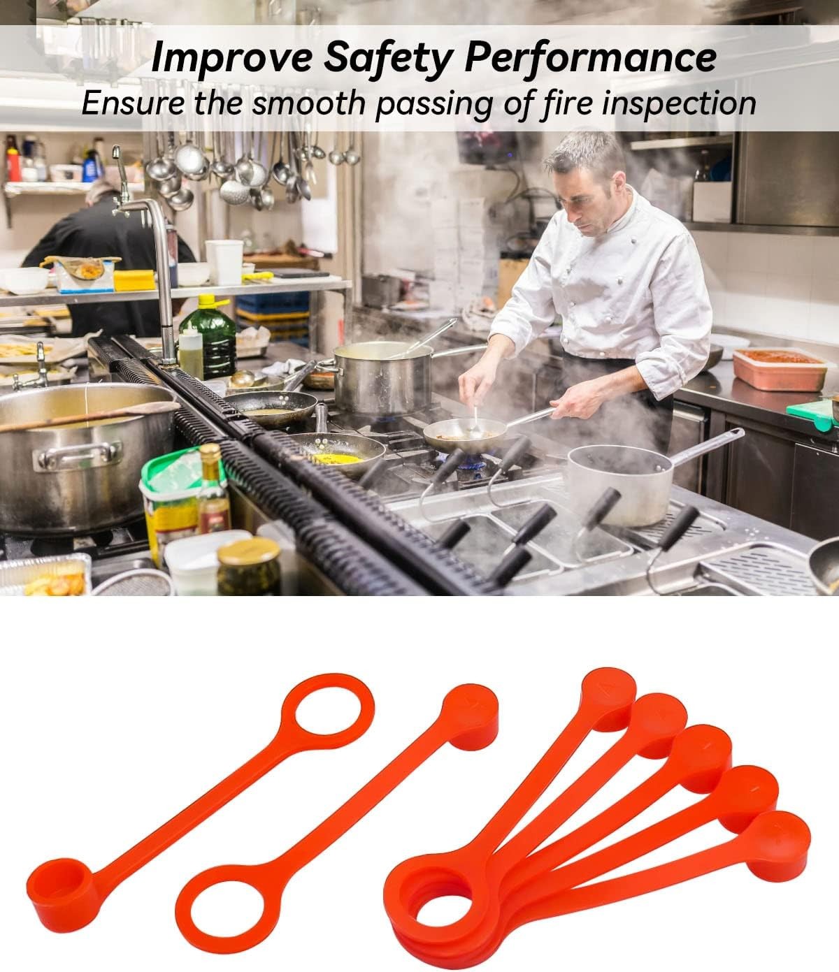 Rubber Blow Off Caps Fit for Ansul R102 Piranha Industrial Kitchen Fire