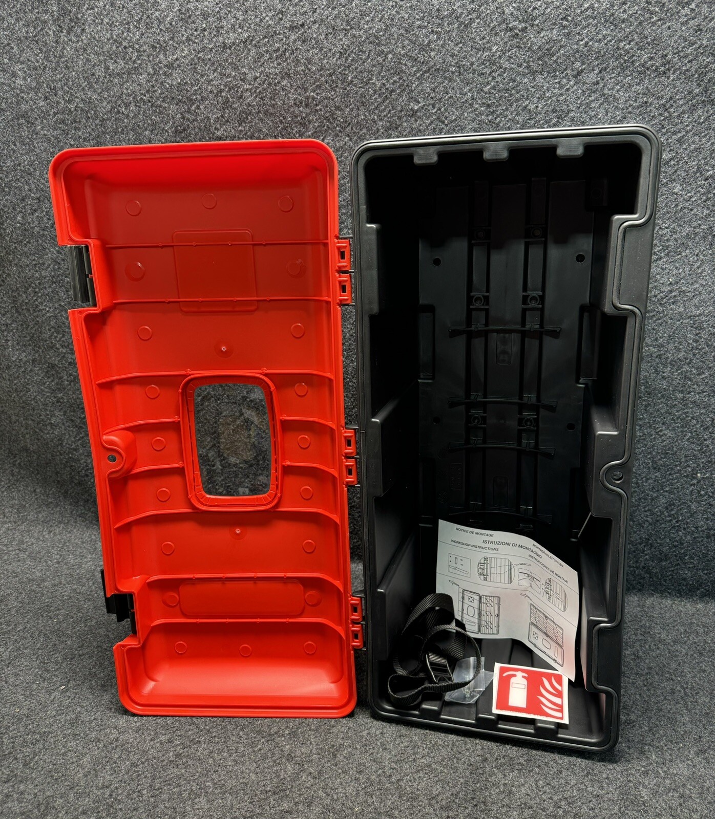 JONESCO Fire Extinguisher Cabinet for 10lb Tank 24x9x8.3″ JEBE06