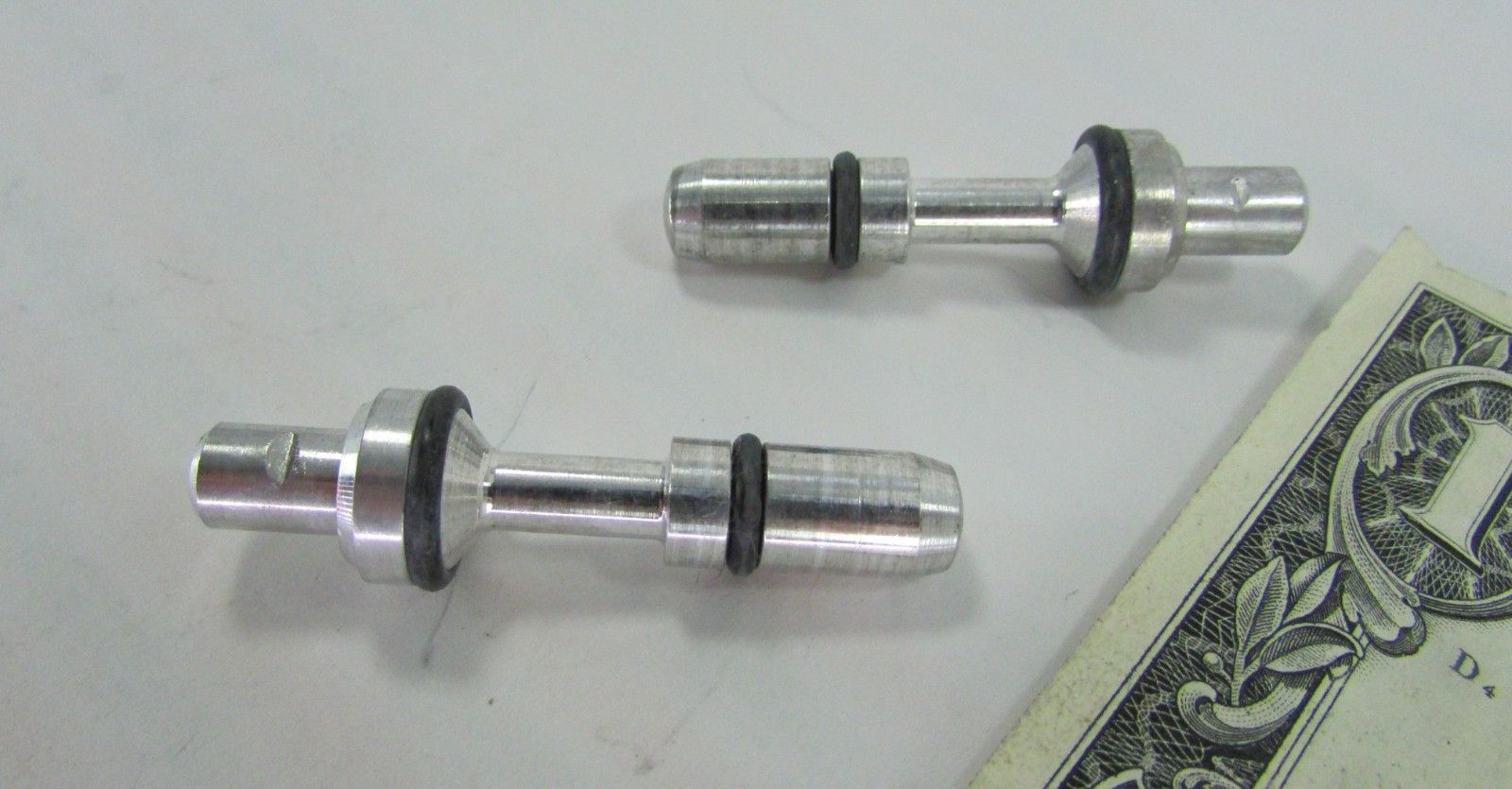 Lot 10 Badger Aluminum Valve Stems w/O-Rings for Dry Chemical Fire Extinguishers