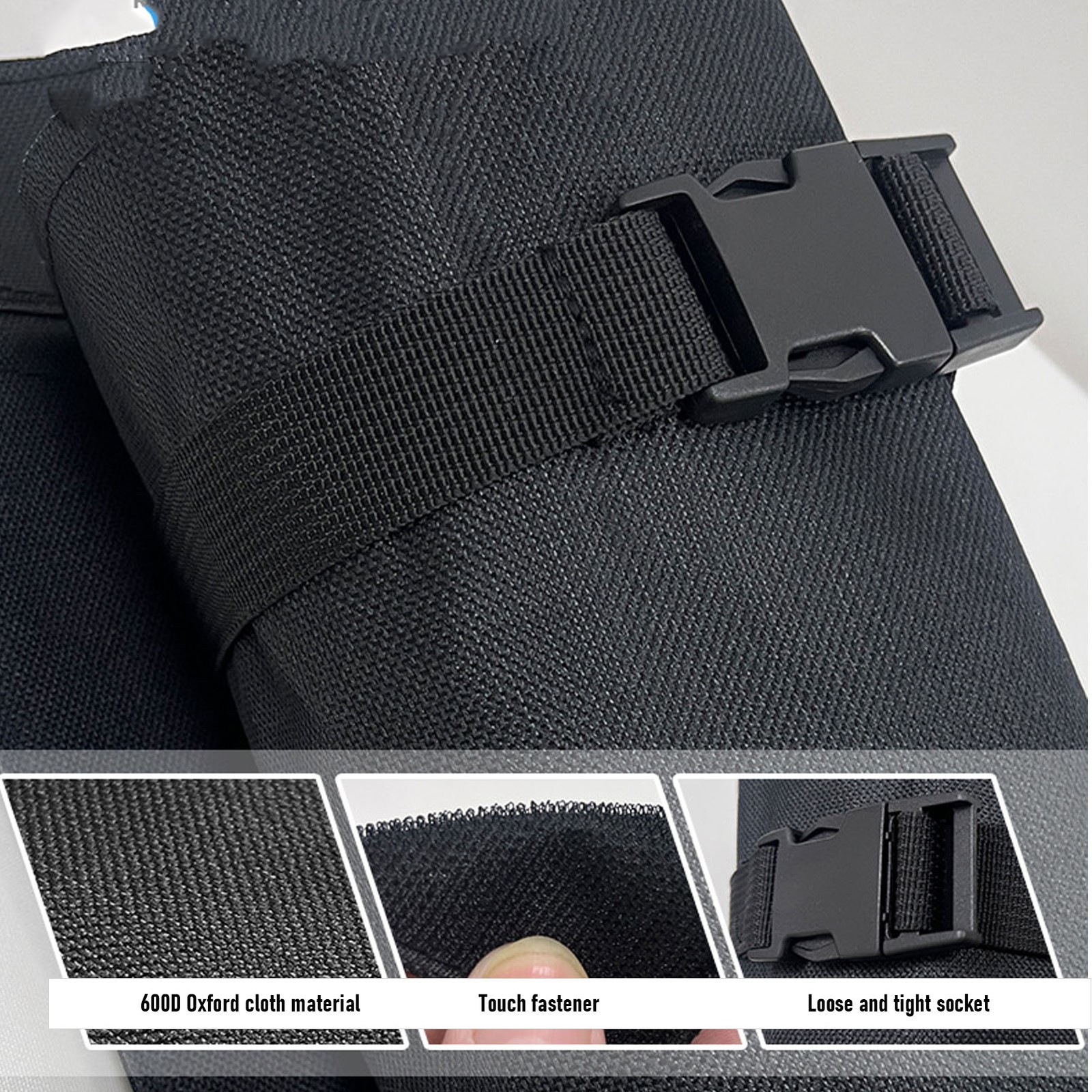 2PCS Car Fire Extinguisher Bag 600D Oxford Cloth Fire Extinguisher Holder Trunk