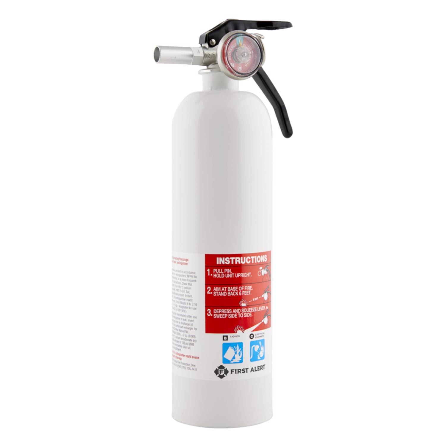 First Alert 2lb Fire Extinguisher OSHA/US Coast Guard Agency Approval 4PK