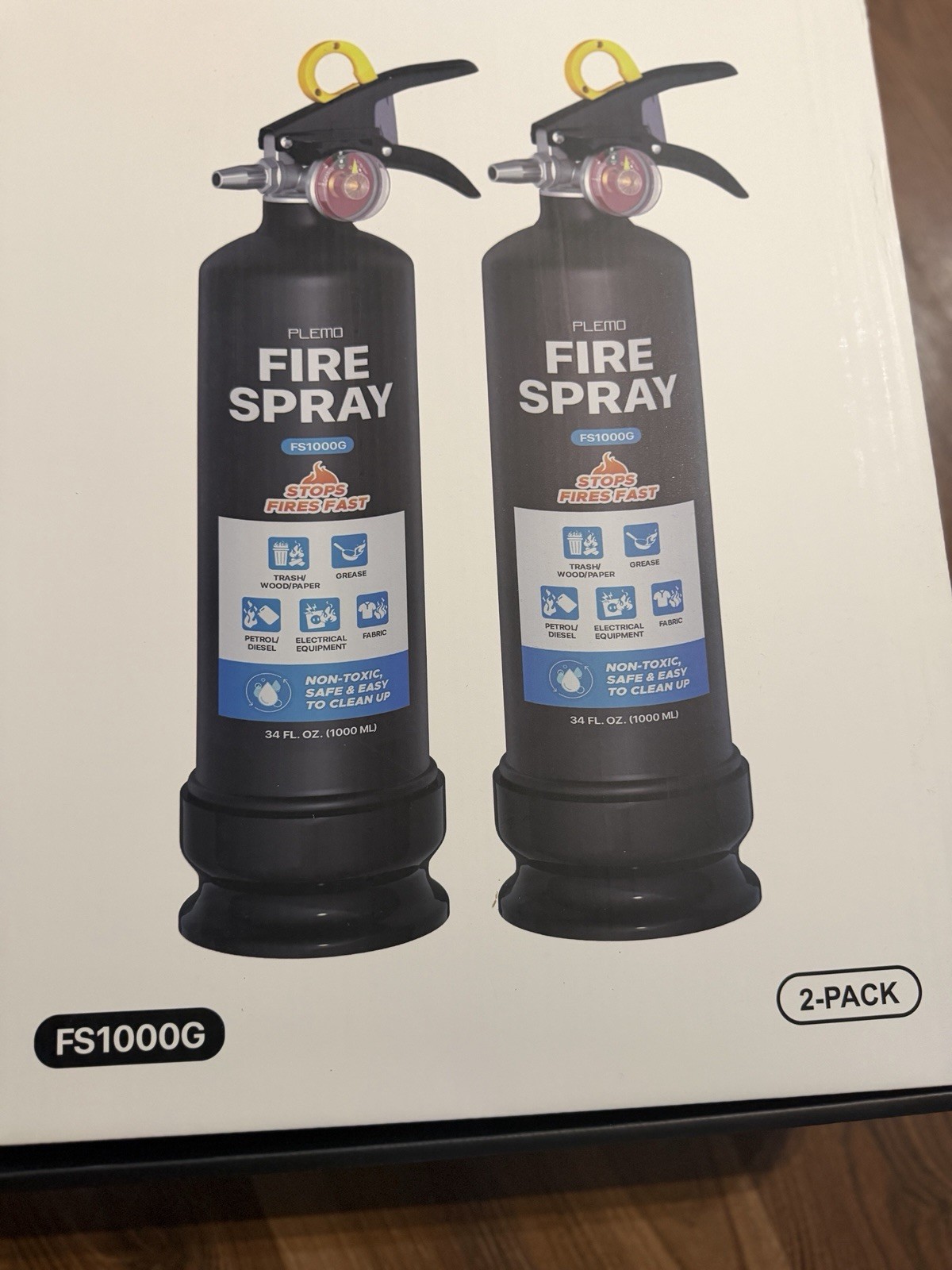 Fire Extinguisher For Home Water-Based with Easy-Grip Quick Release Handle fo…