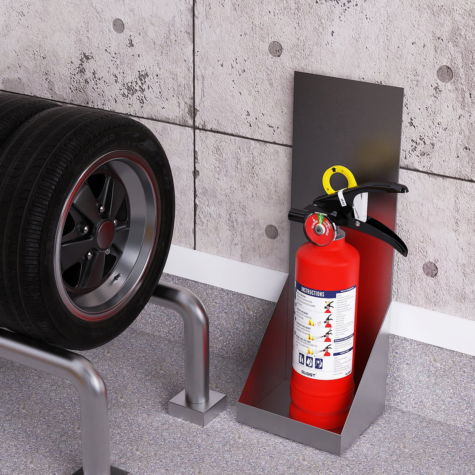 2-Pack Fire Extinguisher, 2.5 lb, 1-A:10-B:C Rated