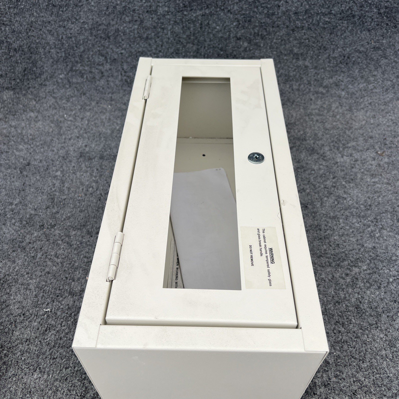Zoro Select 35Gx48 Fire Extinguisher Cabinet, Surface Mount, 17 15/16 In New Oth