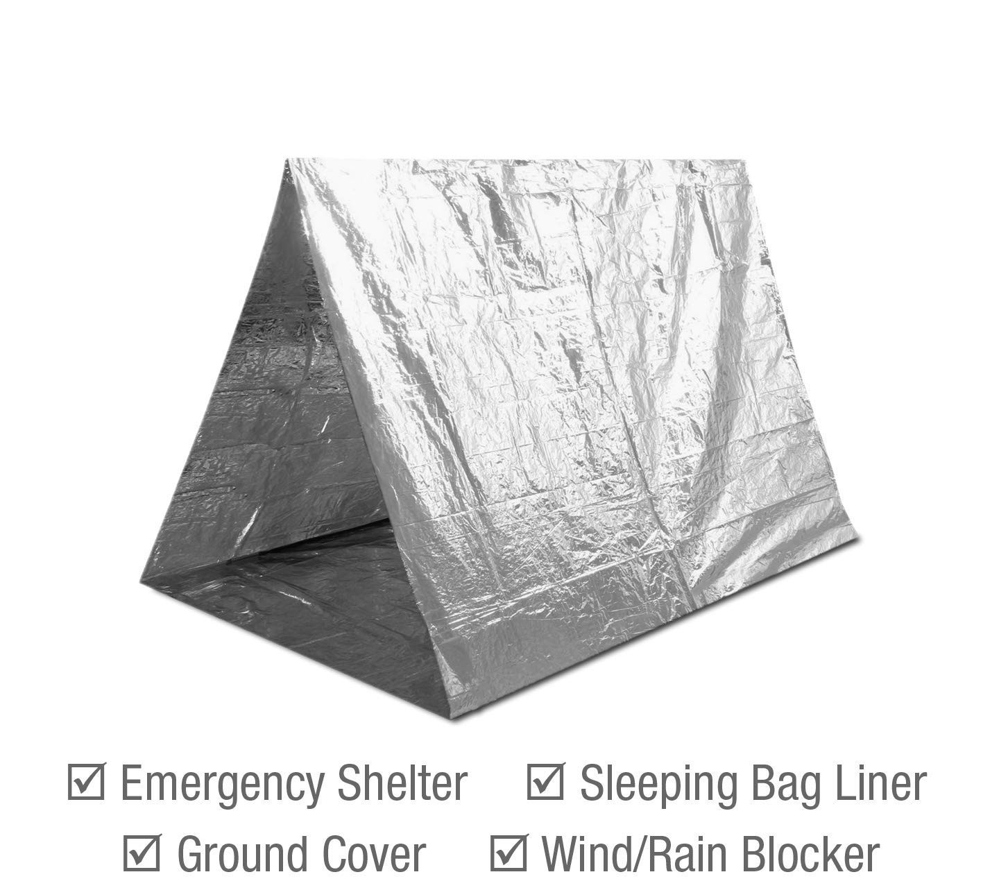 Emergency Mylar Thermal Blankets + Bonus Space Blanket – Compact & Insulated …