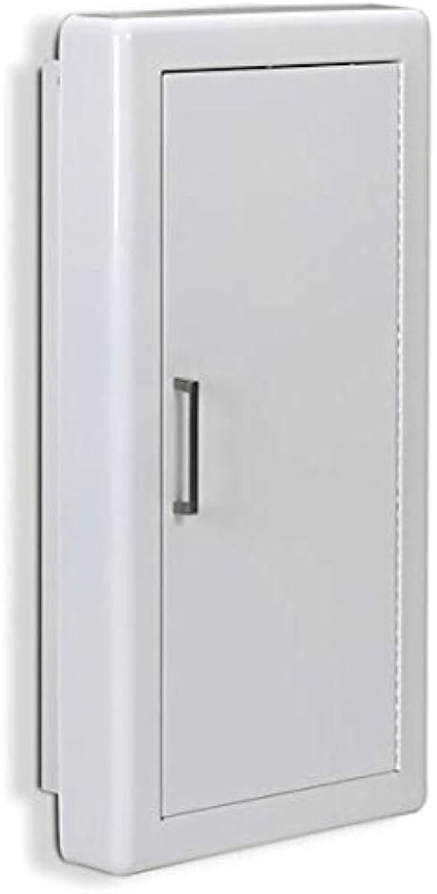 Jl Industries 1017S21 Fire Extinguisher Cabinet White – New But Damaged