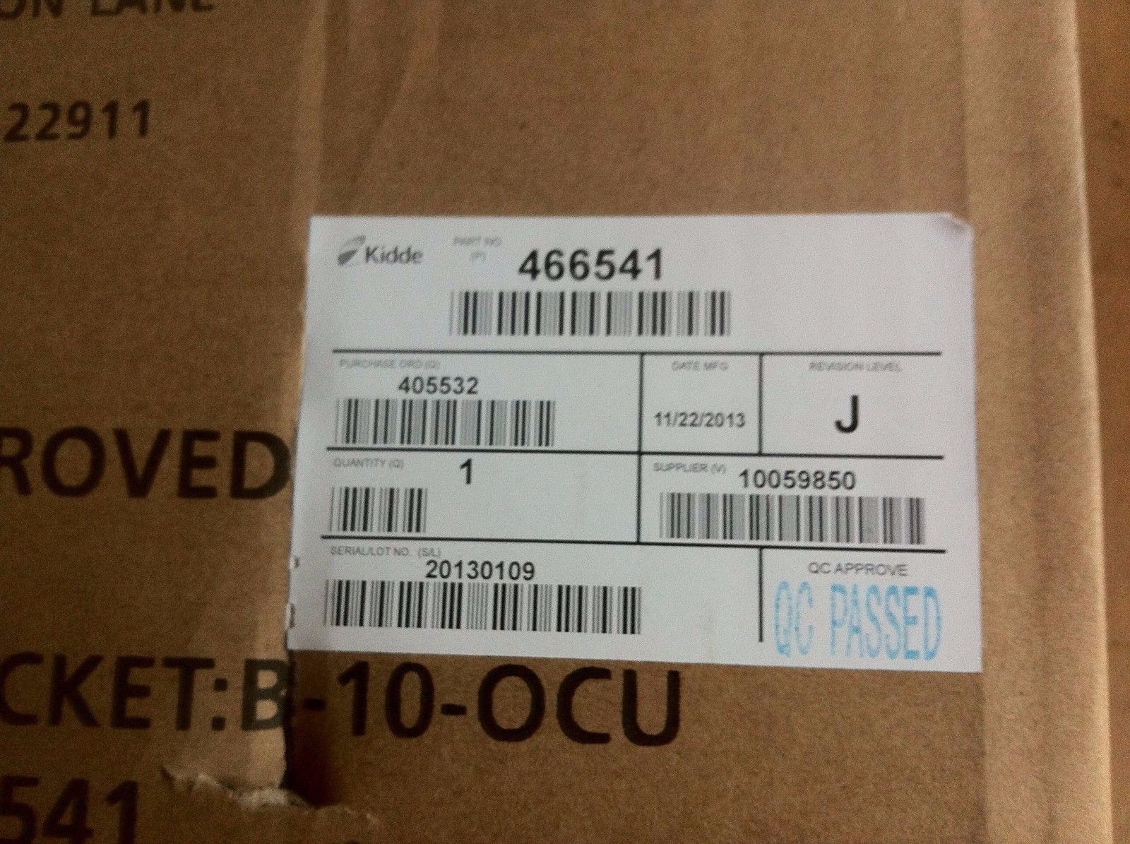 BROOKS EQUIP. MODEL 466541B BADGER BRIGADE VEHICLE BRACKET – NEW