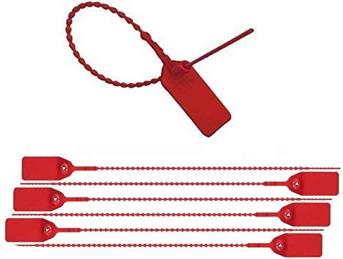 Security Seals Pull-Tite Plastic Tamper Seals Disposable Self-Locking Tie Tag…
