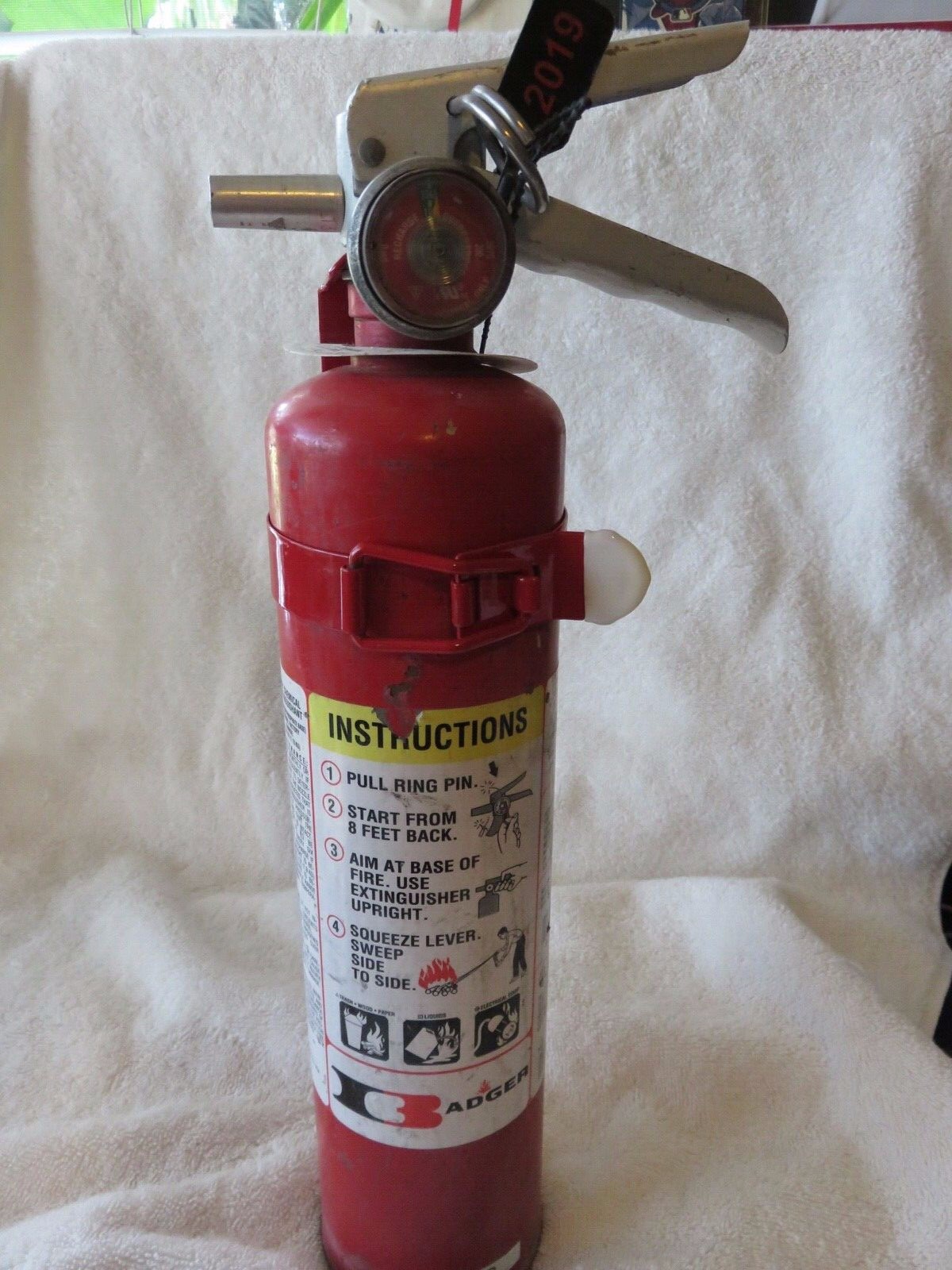 ✅🔥🧯2 ½ ” lb. O.E.M. AMEREX FIRE EXTINGUISHER VEHICLE BRACKET STRAP.O.E.M.🚒