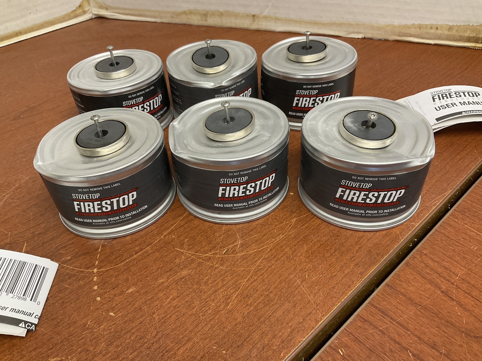 LOT 3 StoveTop FireStop RangeHood Fire Suppressor (LOT 3/TOTAL 6PCS) *DENTED*