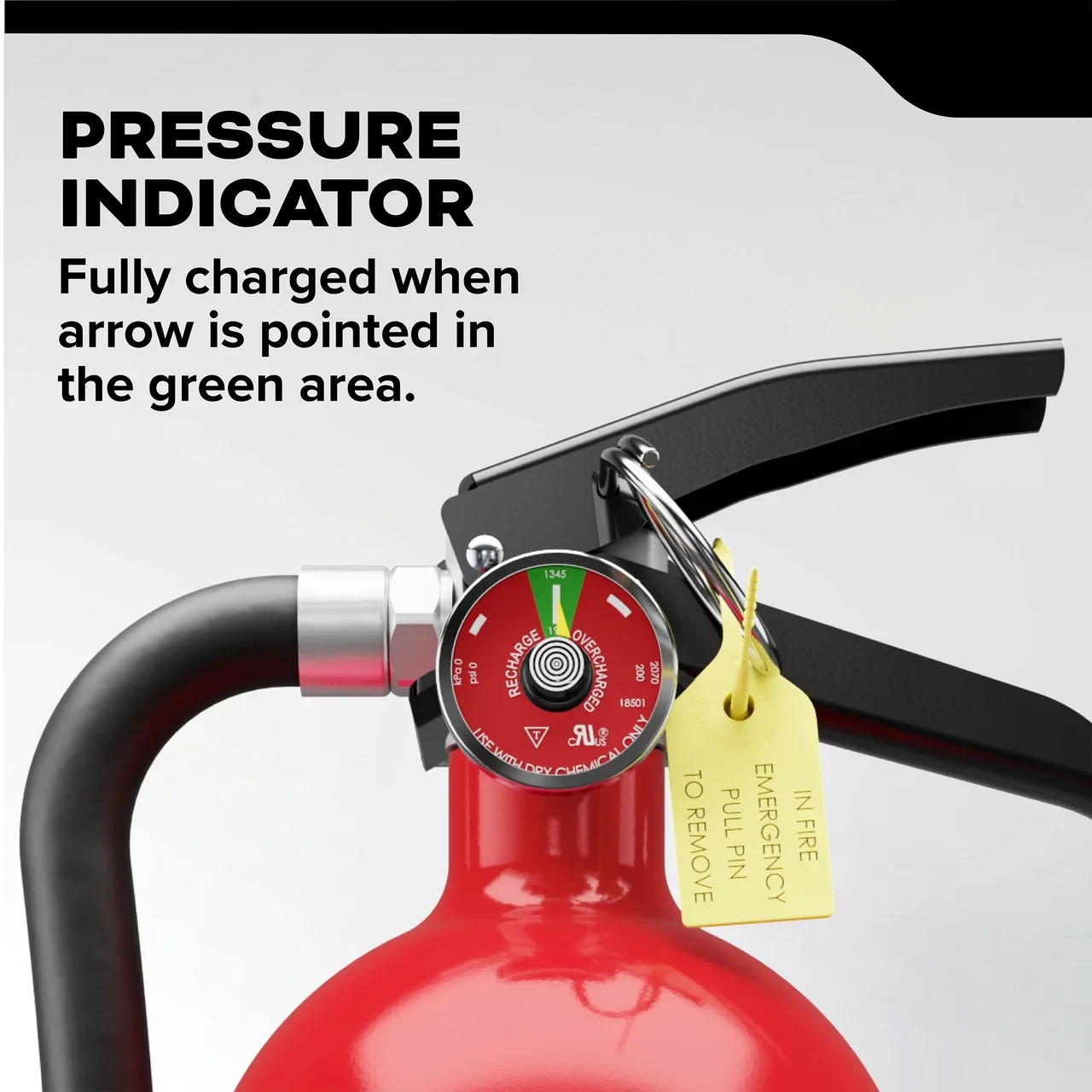 Kidde PRO 340 Commercial-Grade Fire Extinguisher 3A40BC Model PRO-5MP-1