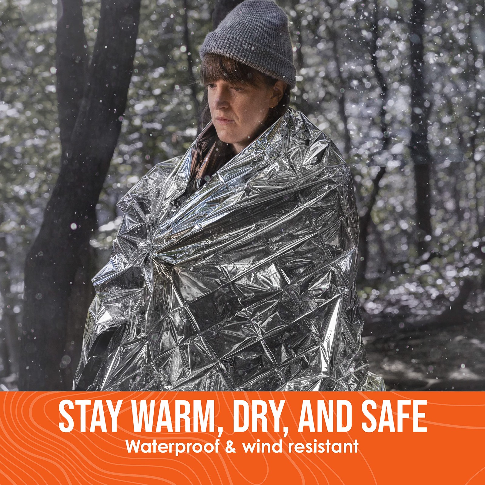 Emergency Blankets for Survival (12 Pack), Mylar Emergency Survival Gear for …