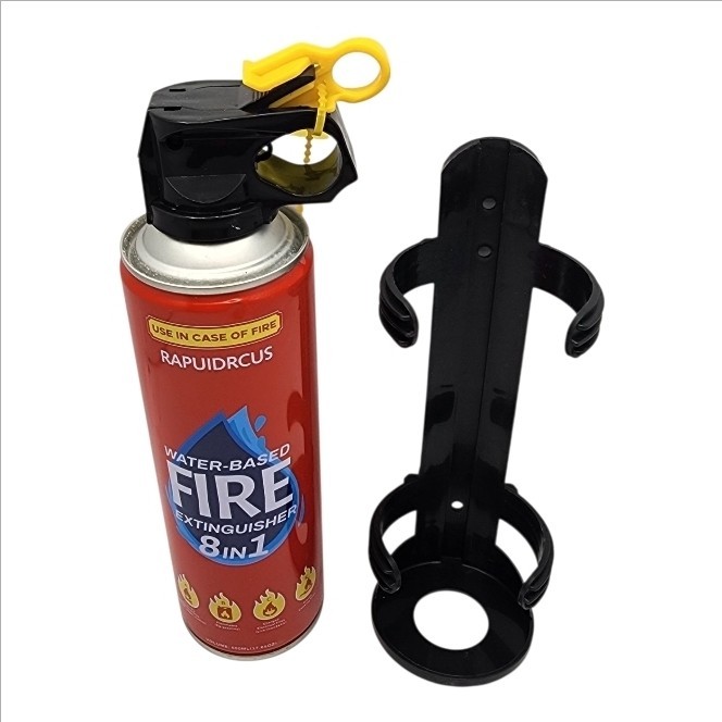 4 Pack 8 in 1 Water Based Fire Extinguisher w/ Wall Mount 500mL (Exp 05/23/2029)