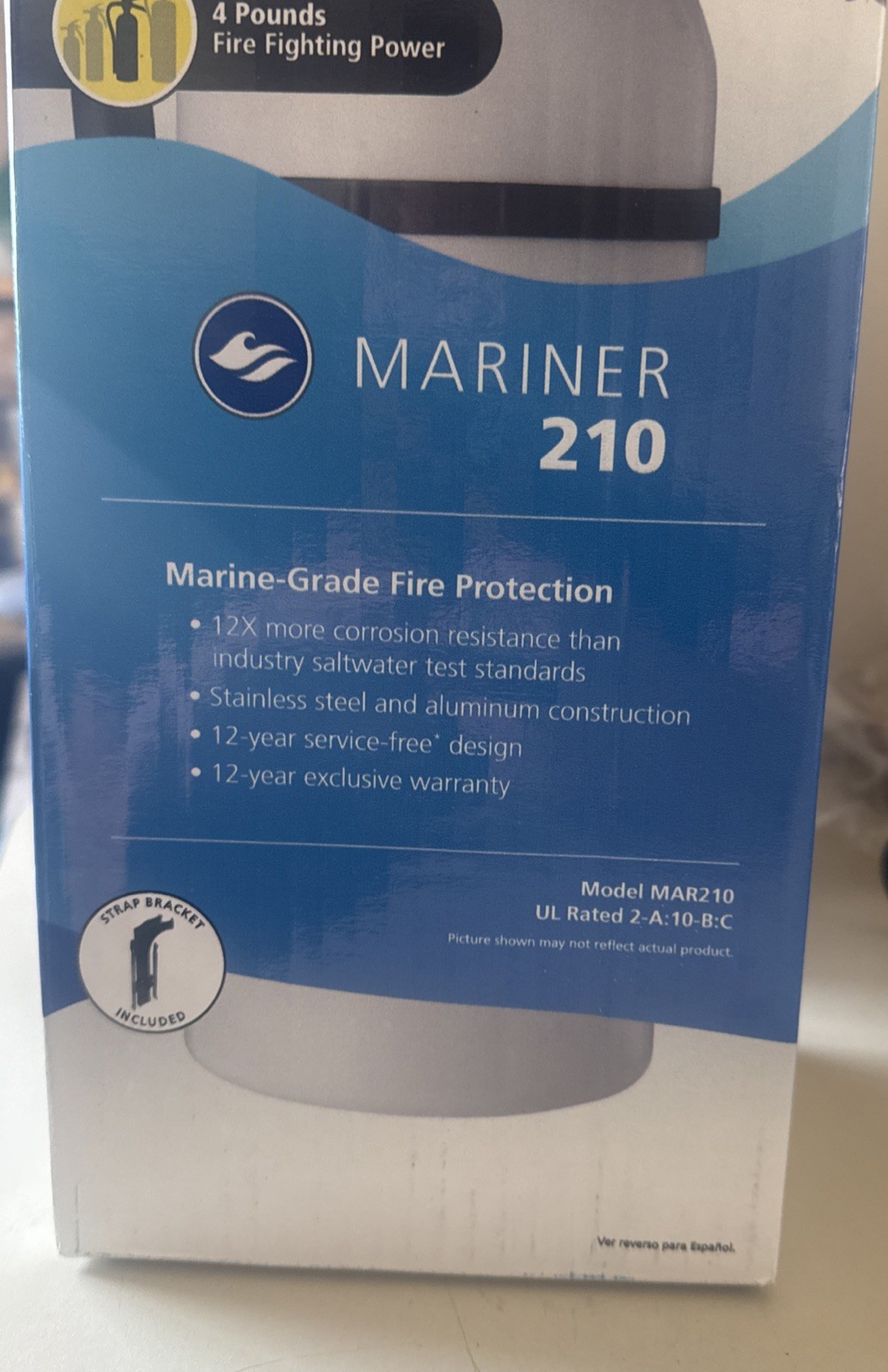 Kidde Mariner 210 A:B:C Marine Fire Extinguisher New/open box.