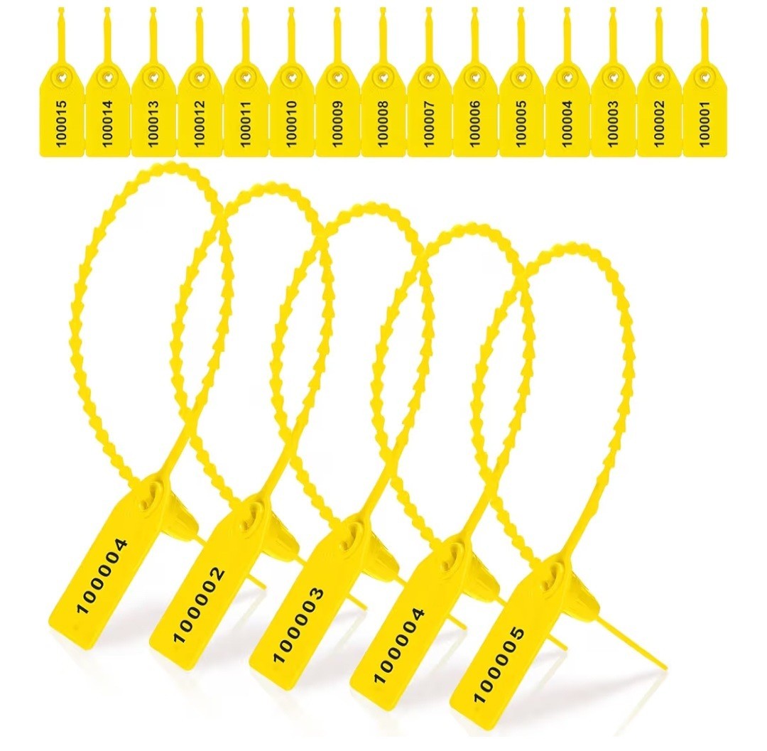 1000 Pcs Plastic Tamper Seals Fire Extinguisher Tags Security Tags Seals Safe…
