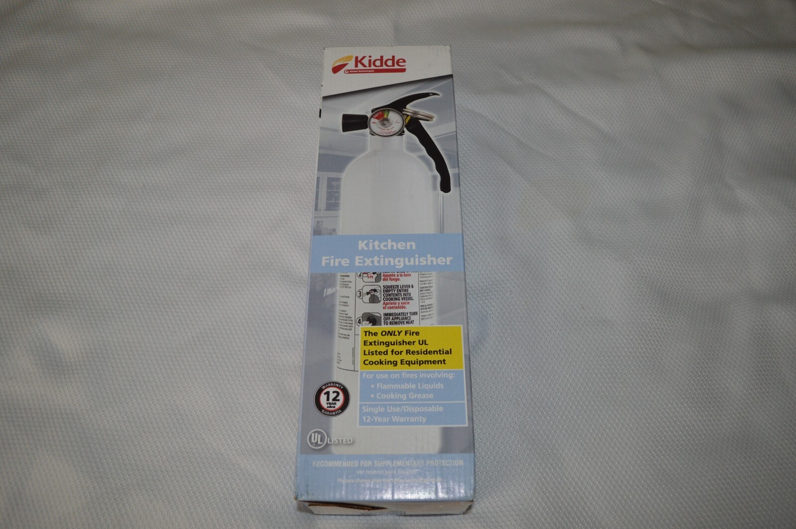 KIDDE ~ KITCHEN FIRE EXTINGUISHER ~ EASY MOUNT BRACKET ~ RESSP ~ DRY CHEMICAL