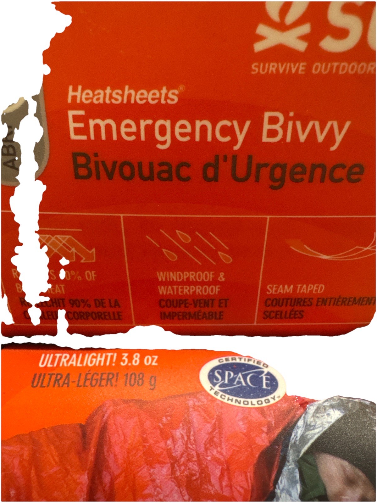S.O.L. 90 Reflective Lightweight Emergency Bivvy