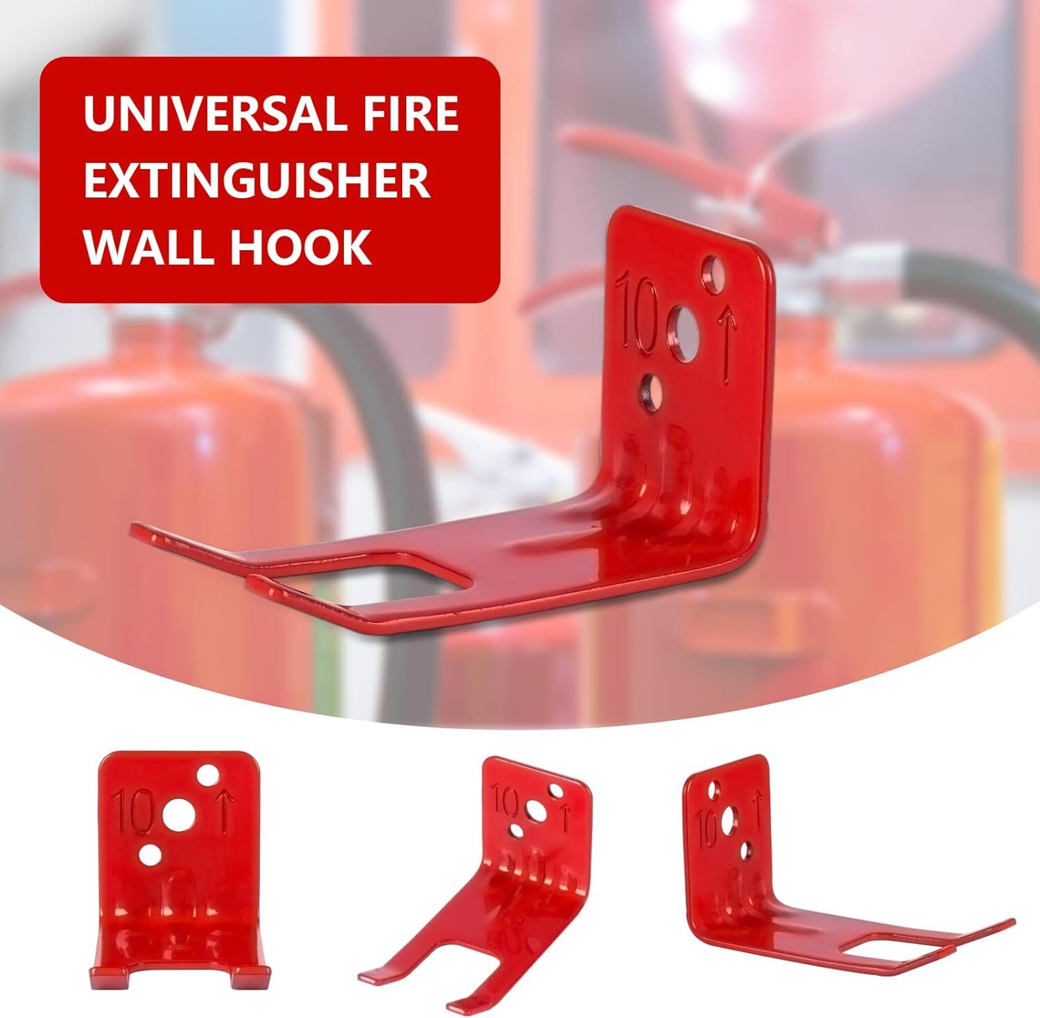 4 Pack Fire Extinguisher Mounting Brackets 5-10lbs
