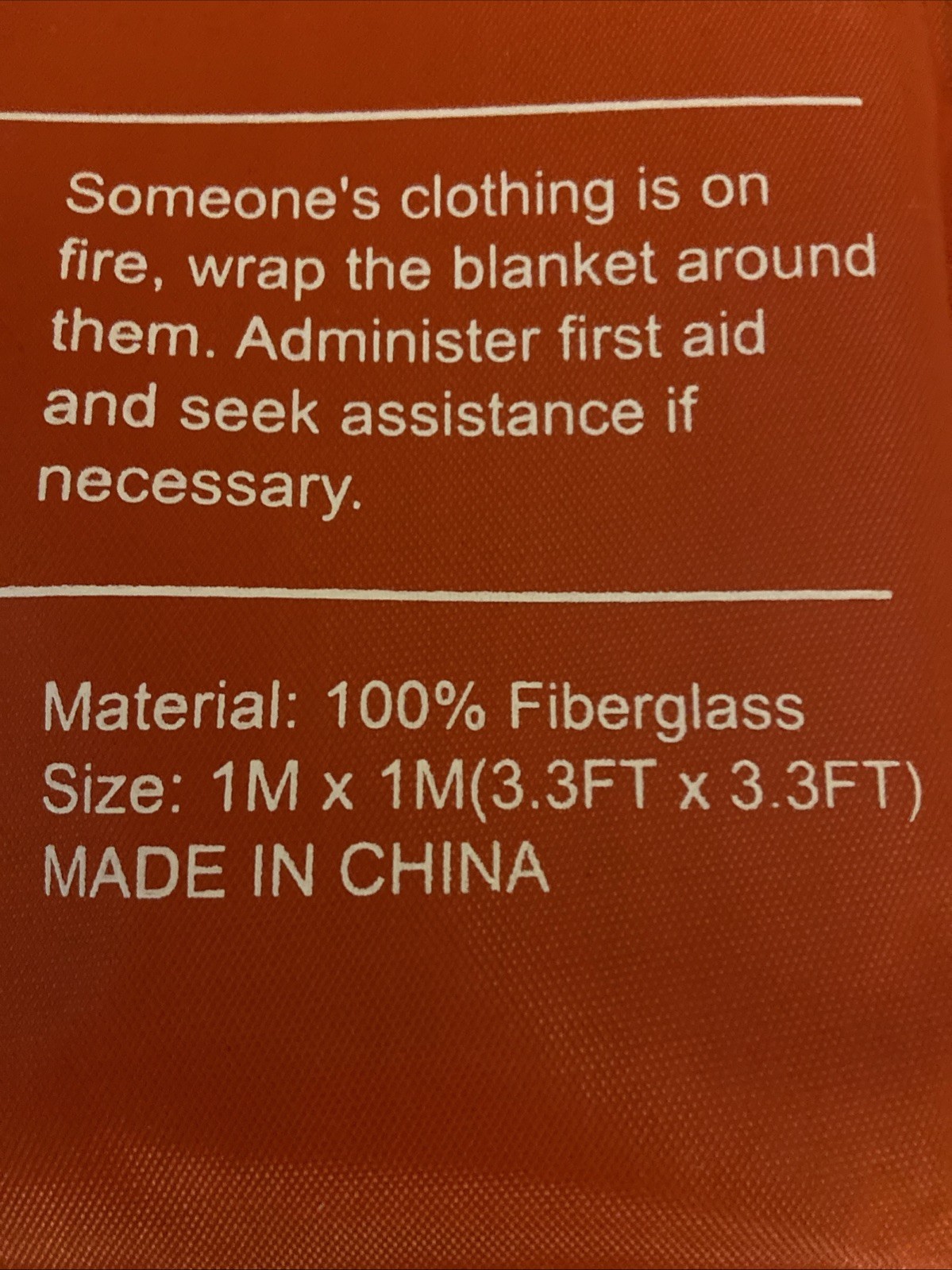 4 Pack – Mondoshop Emergency Fire Blankets Fiberglass Blankets 39”x39”