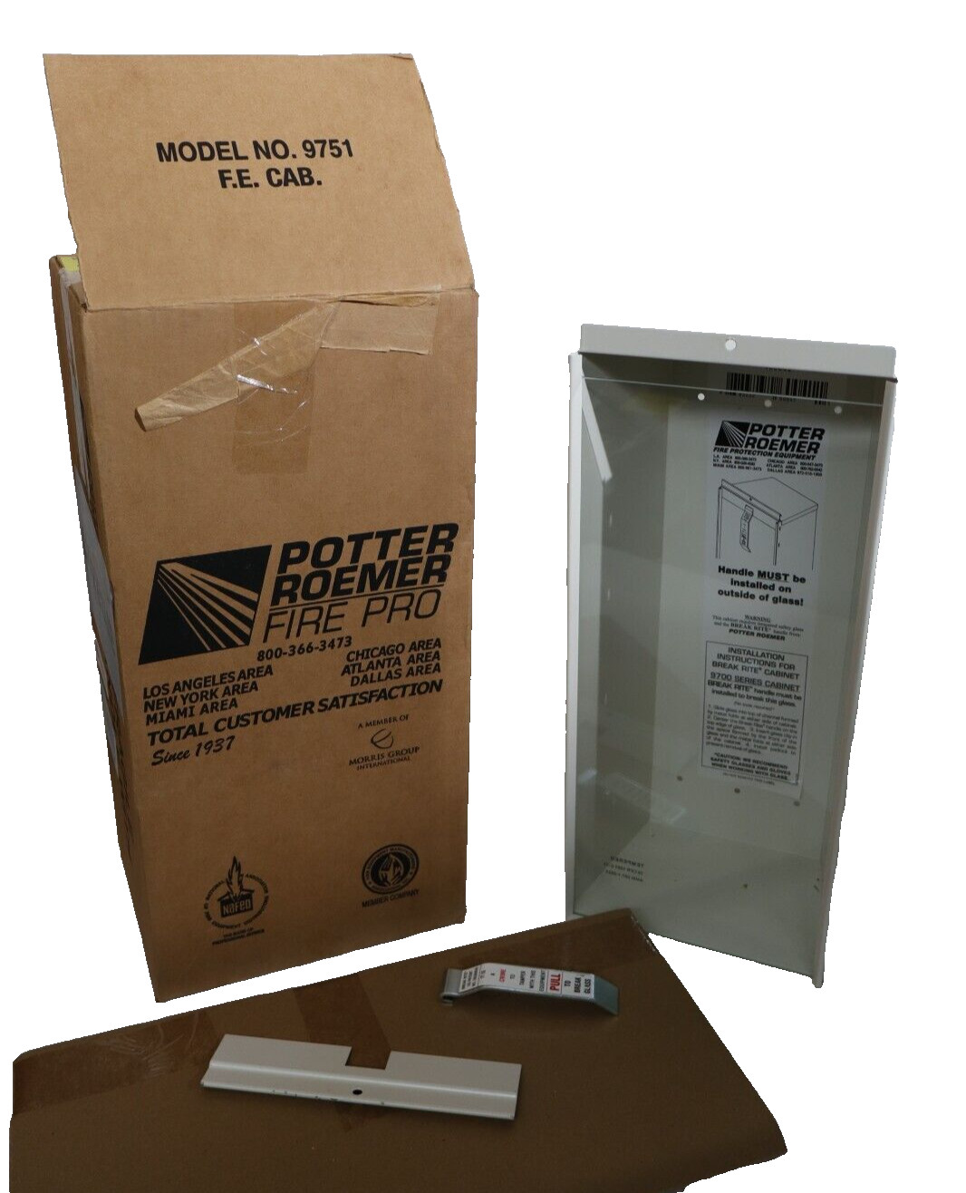 POTTER ROEMER 9751 , 9751-IC-KIDDE Fire Pro Fire Extinguisher Cabinet