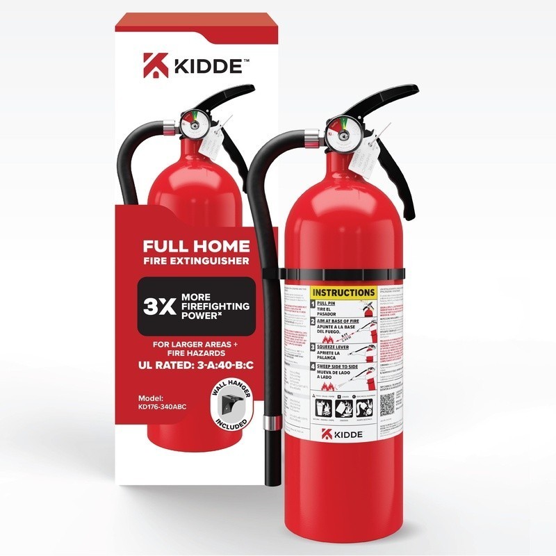 Multipurpose Fire Extinguisher 3A40BC Home Safety UL Listed Easy Access Mount US