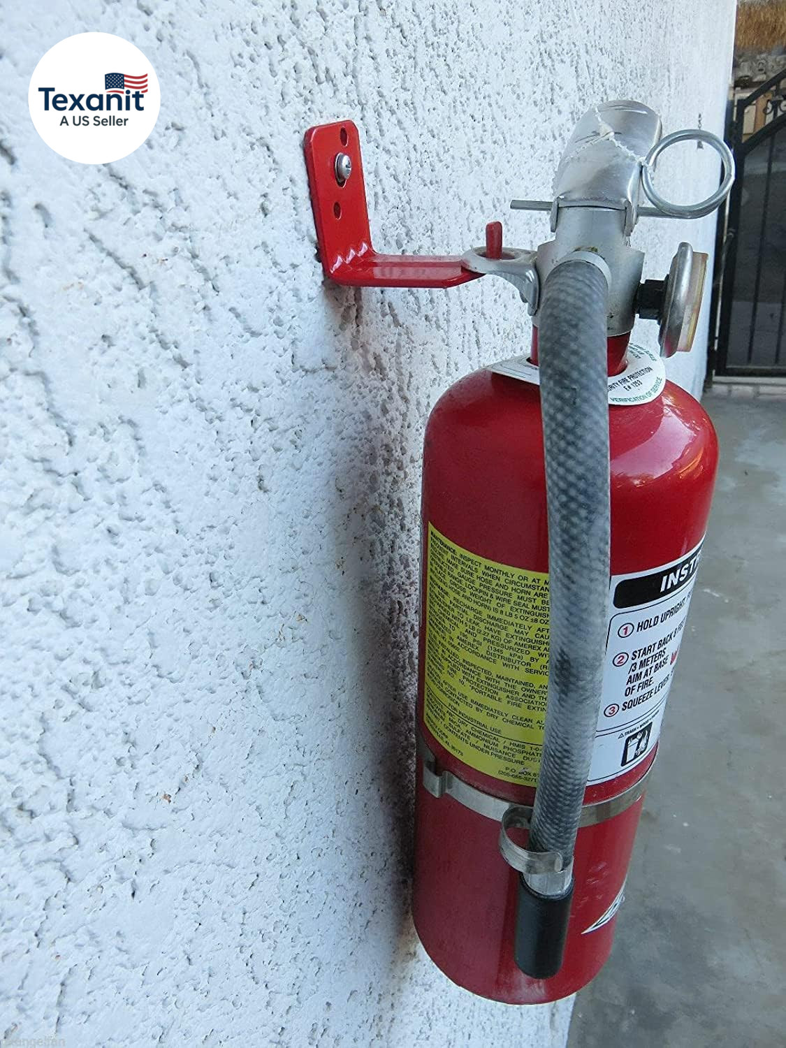 Universal Fire Extinguisher Bracket, Fire Extinguisher Mounts & Brackets (L Hook