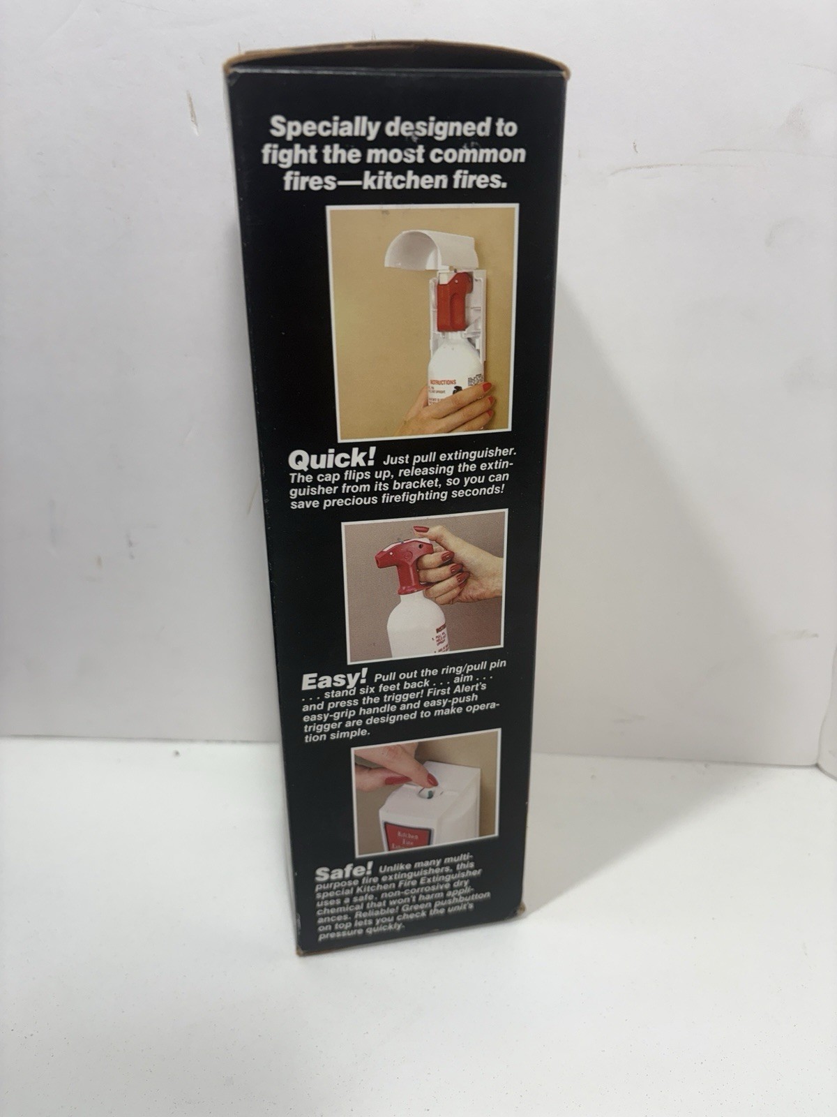 First Alert Pittway Kitchen Fire Extinguisher 20.6 Oz KFE2 OLD For Decor! Read*