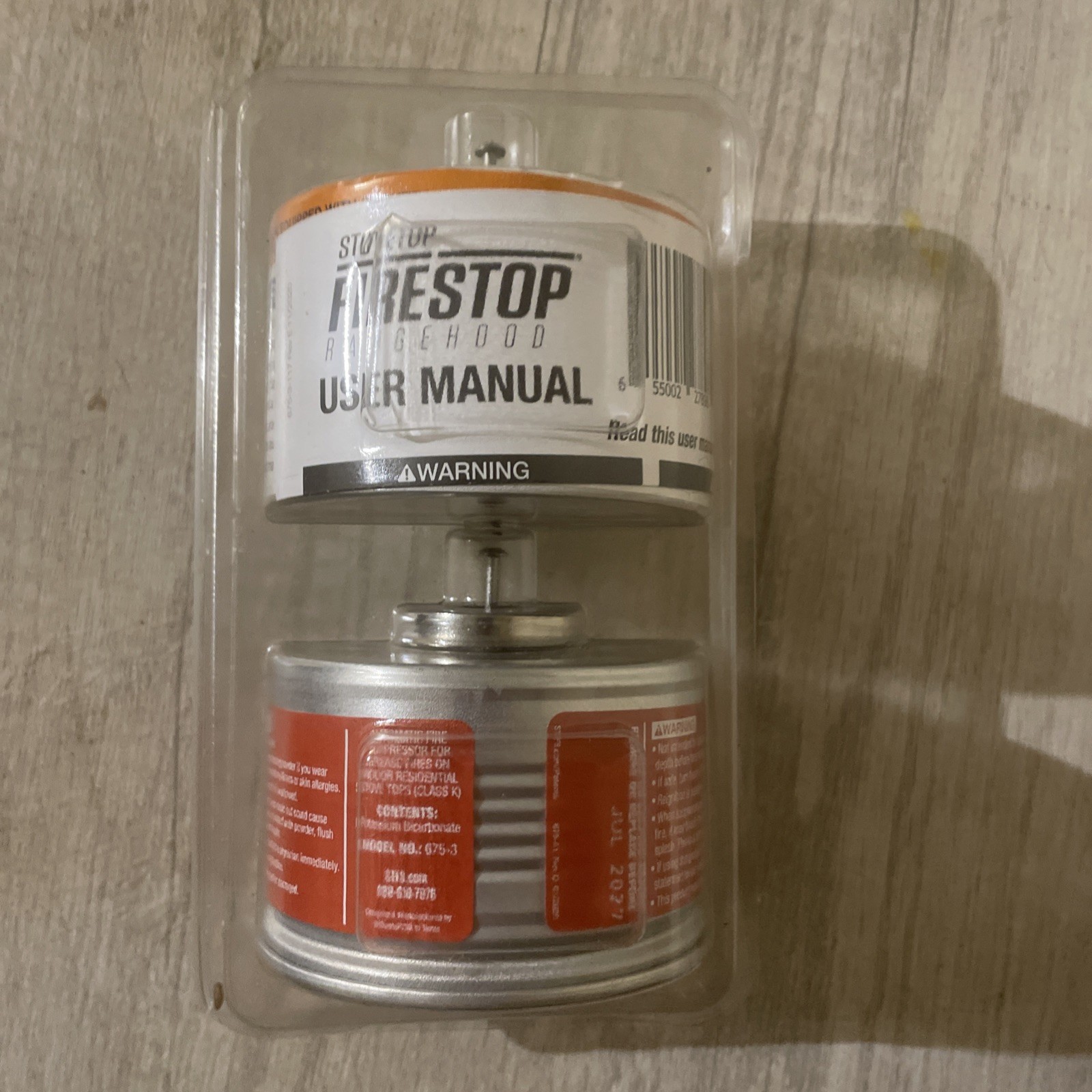 StoveTop Firestop 675-3 Range Hood Fire Extinguishers 2 Pack Exp Jul 2027