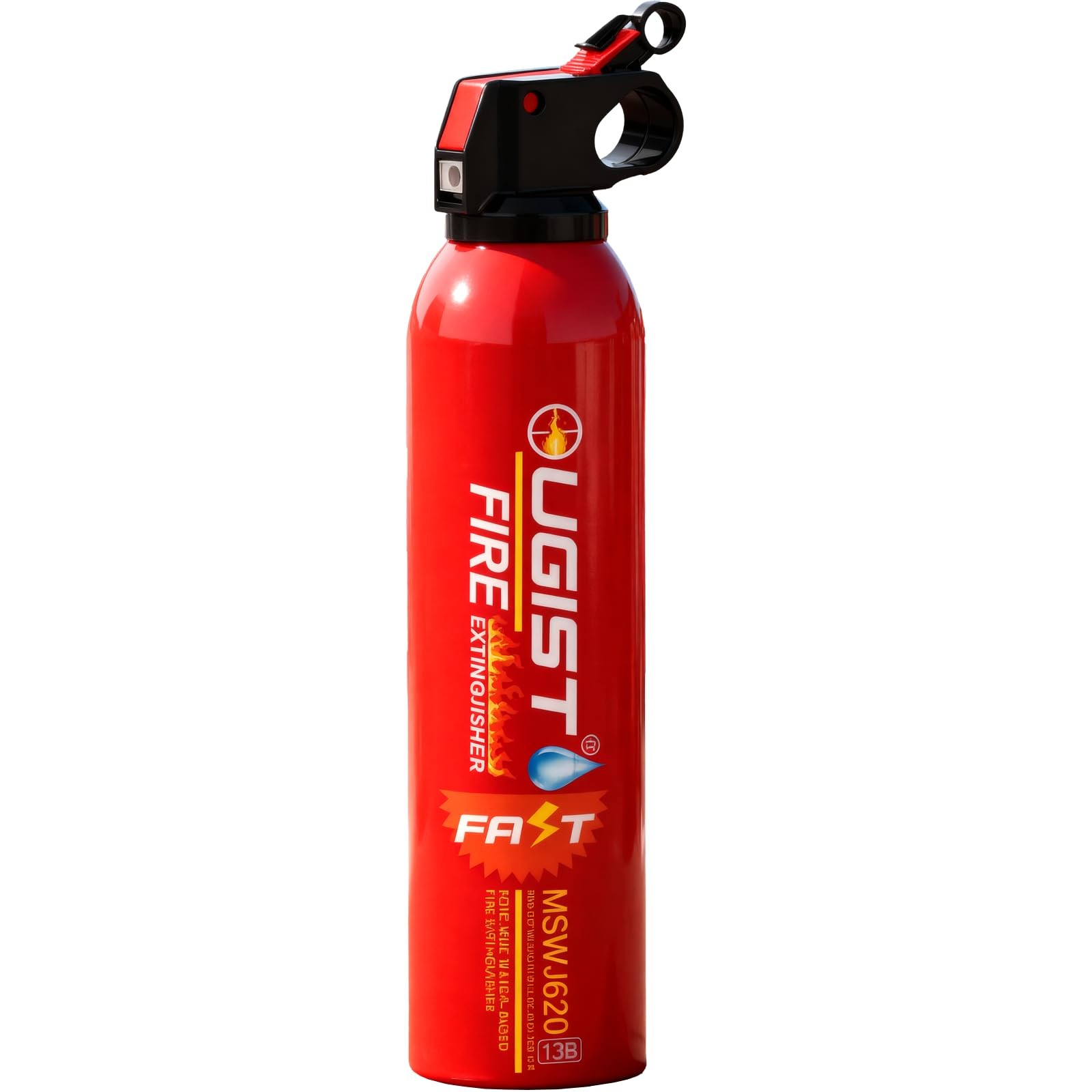 Ougist Small Portable Fire Extinguisher for Home and Car, 21oz Each, 1-Pack, Wat