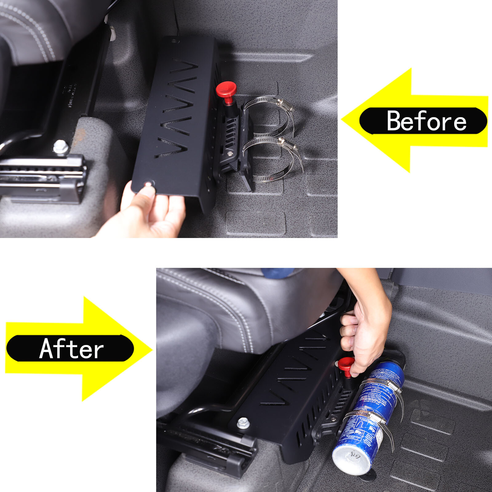 Car Seat Under Fire Extinguisher Holder Bracket For Ineos Grenadier 2020-2025