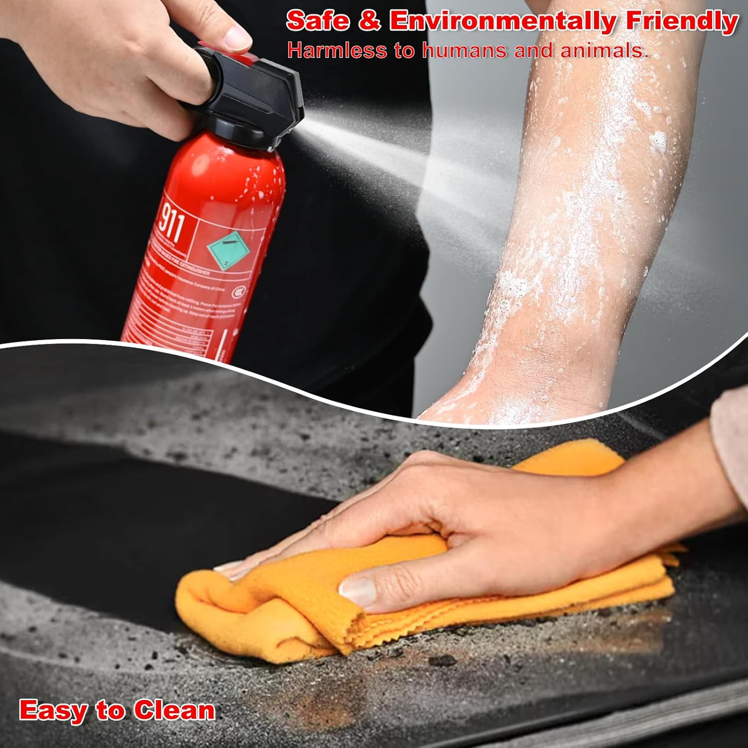 Fire Extinguishers with Mount Bracket – 3 Packs Small Portable Fire Extinguisher