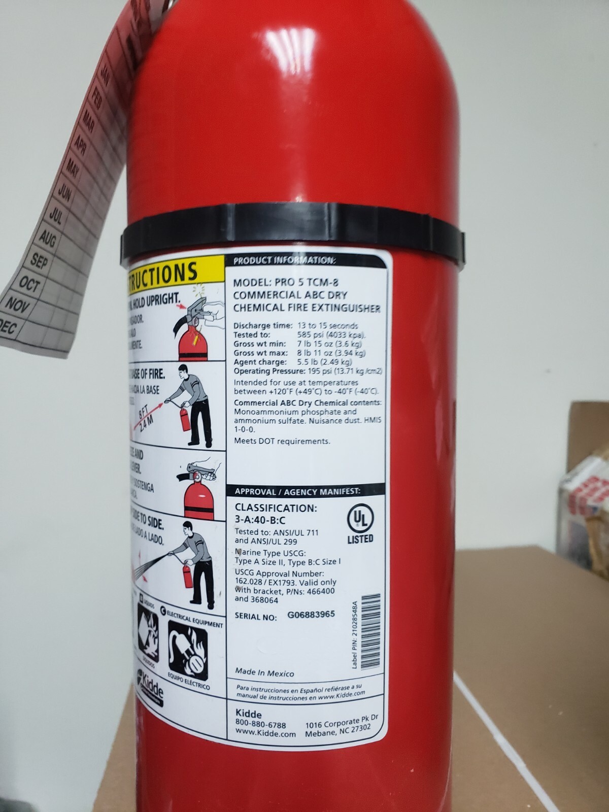 🤡🔥🧯NEW 5lb ABC Fire Extinguisher & Fire Extinguisher Cabinet $87.77🤡 🔥🔥🧯