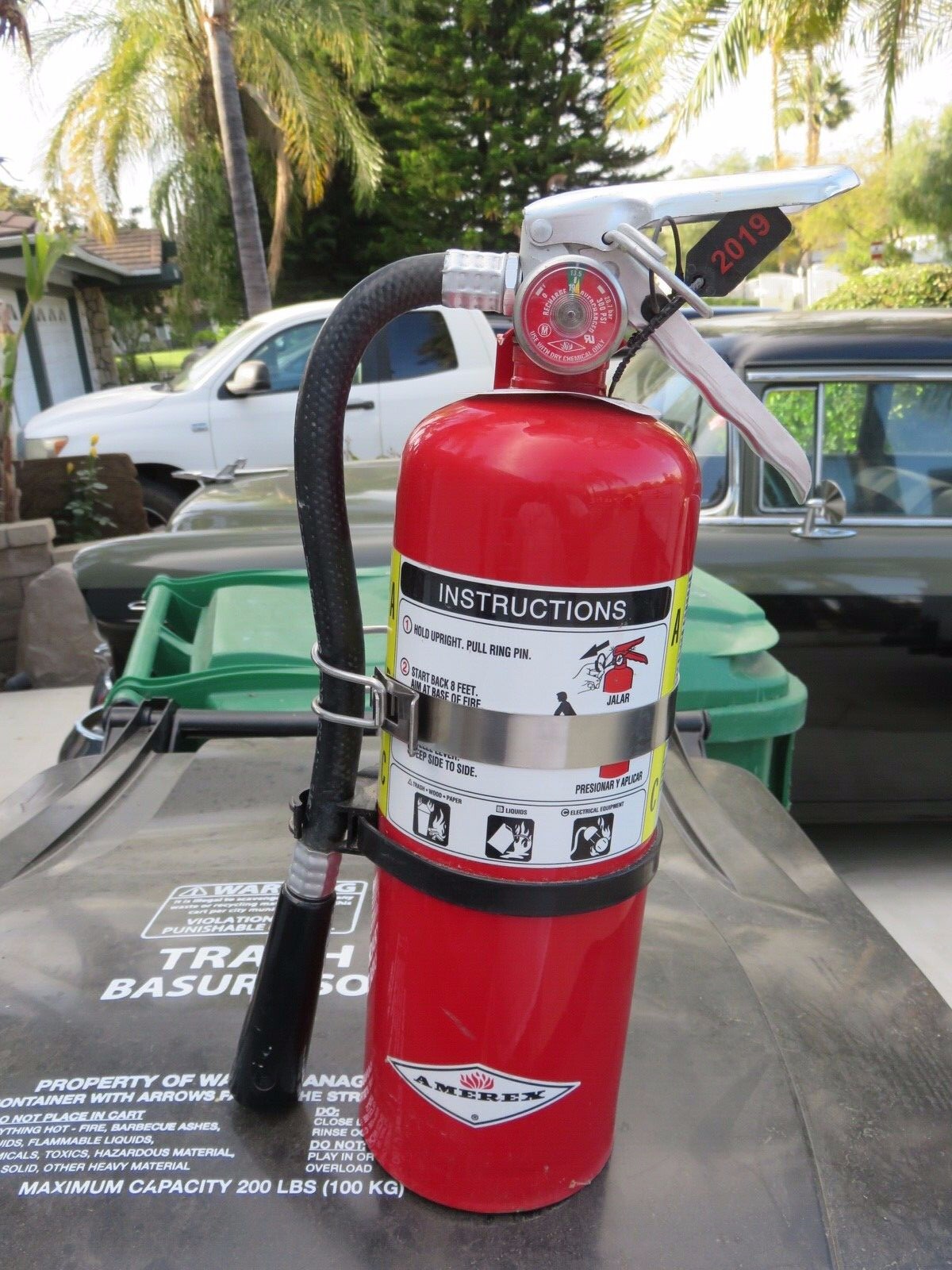 🧯5lb-AMEREX-BADGER-BUCKEYE FIRE EXTINGUISHER VEHICLE/MARINE STRAP BRACKET NEW