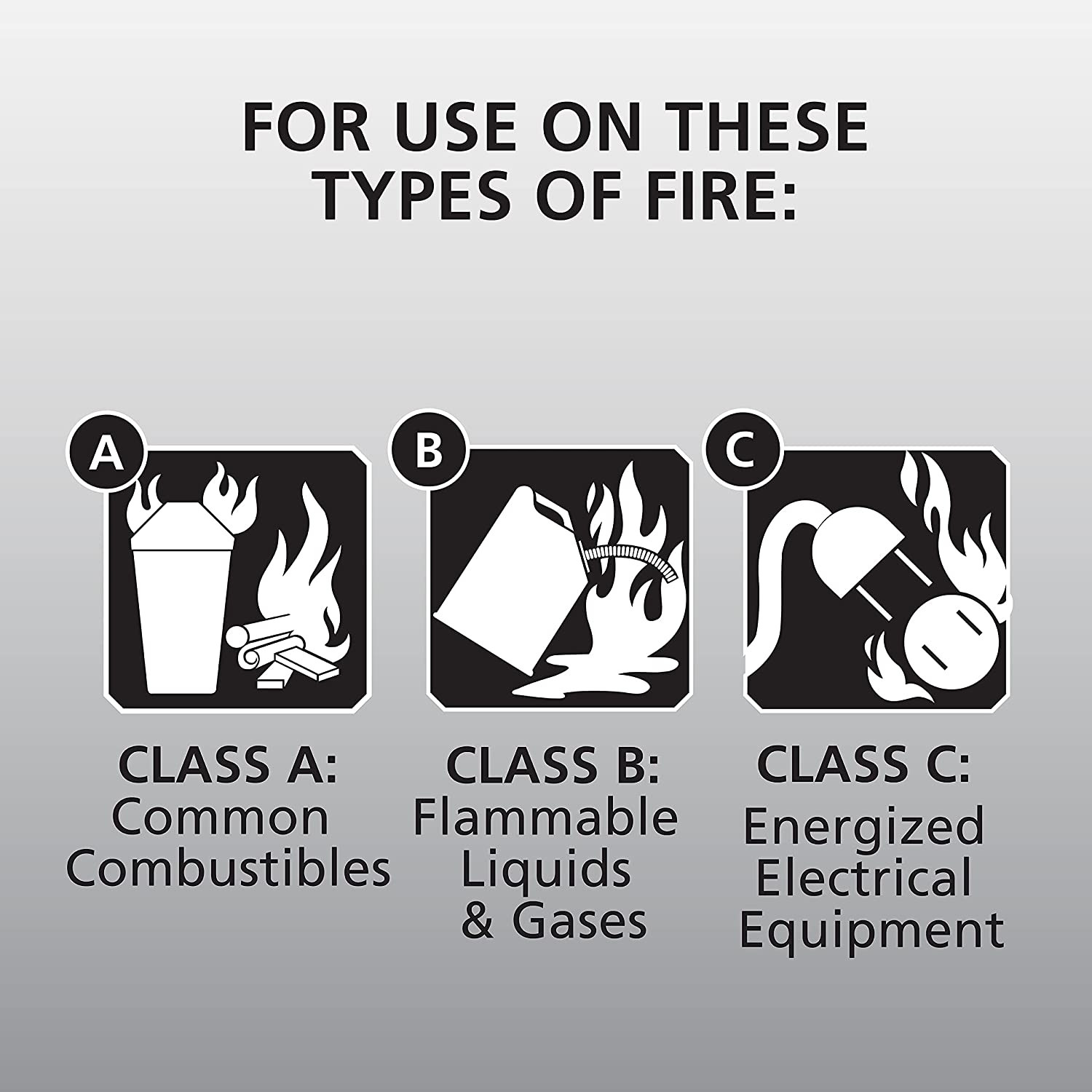 Fire Extinguisher for Home, 1-A:10-B:C, Dry Chemical Extinguisher, Red, Mounting
