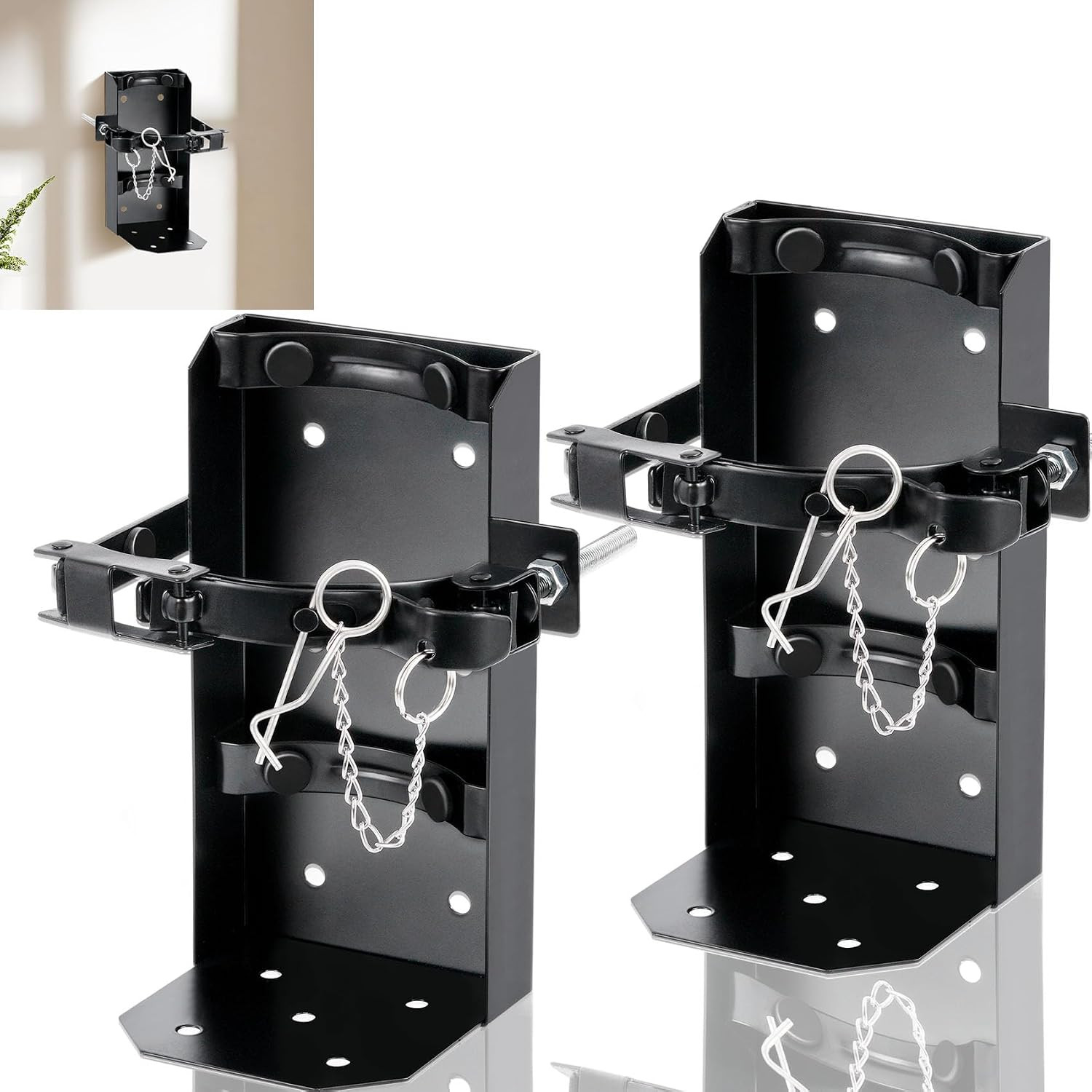 Soporte De Extintor De Incendios Resistent Acero Para Camion Barco 10lb 2pcs