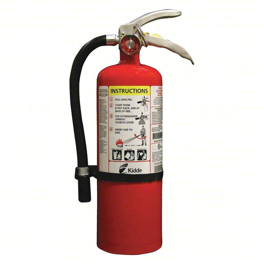 New KIDDE PROPLUS5 Fire 5lb Extinguisher,Steel,Red,ABC 4XP88