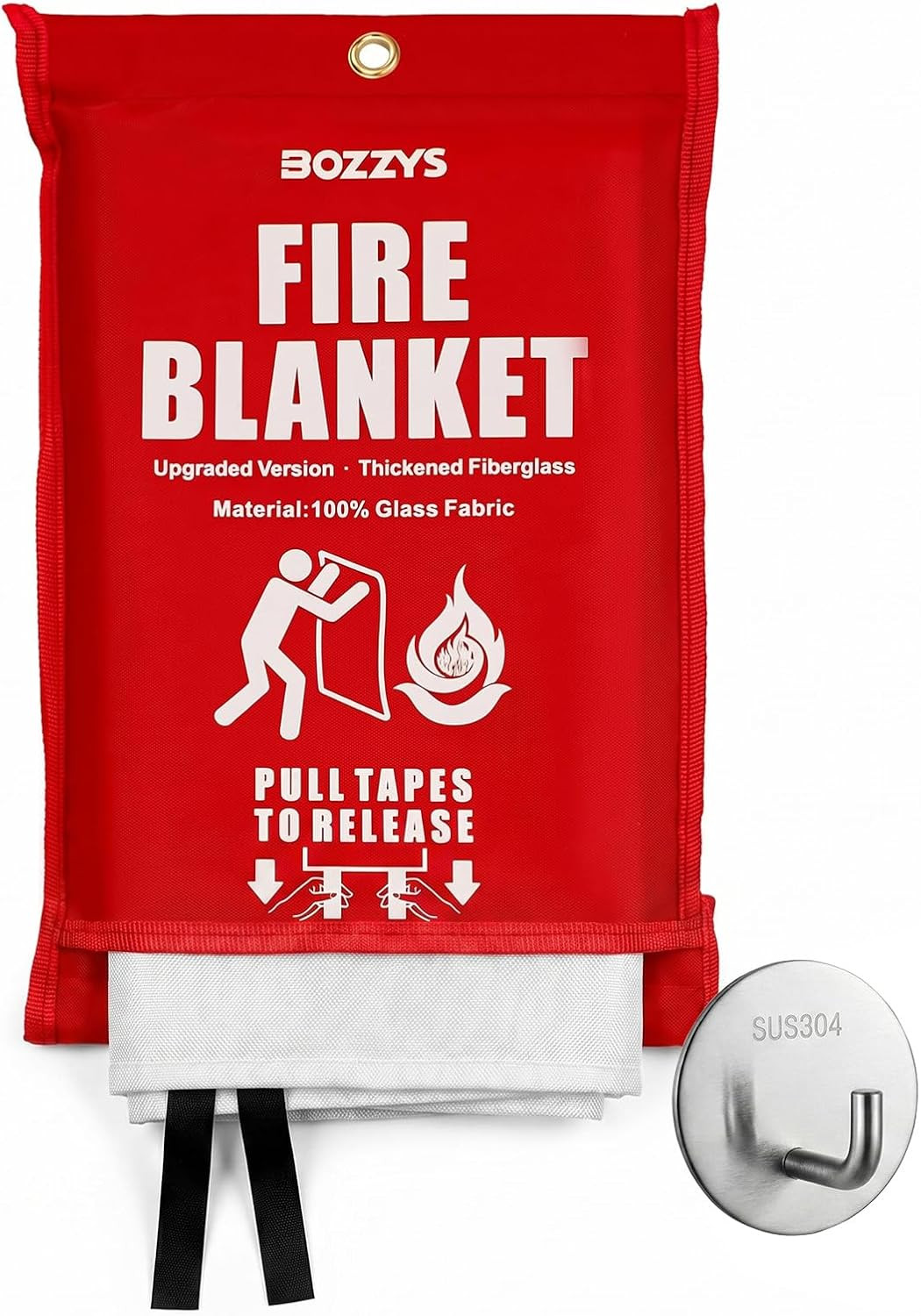 Fire Blanket | Prepared Fire Suppression | 40″X40″ Fire Blankets Emergency for H