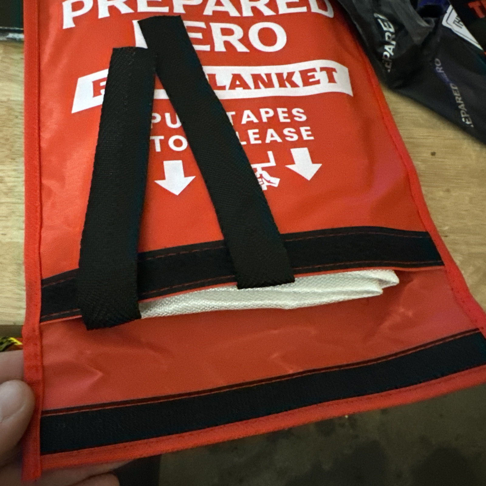 Emergency Fire Blanket Prepare Hero 40×40” Firefighter Rescue Fireproof Car Auto