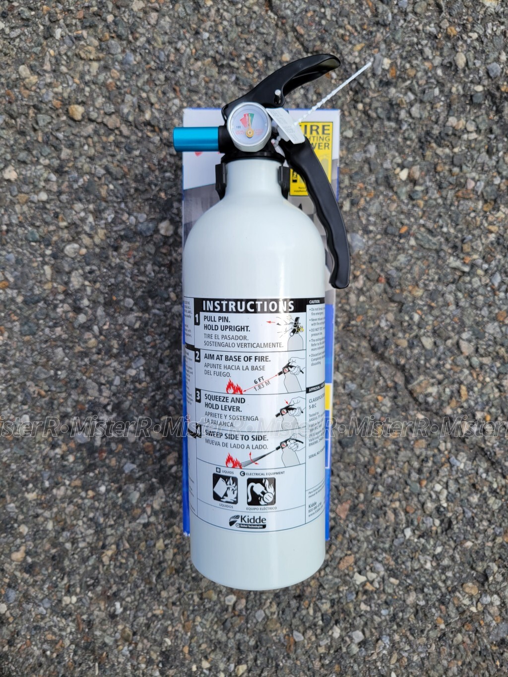Kidde • Auto/Marine Fire Extinguisher • 3lb Dry Chemical • Car/Truck/Boat