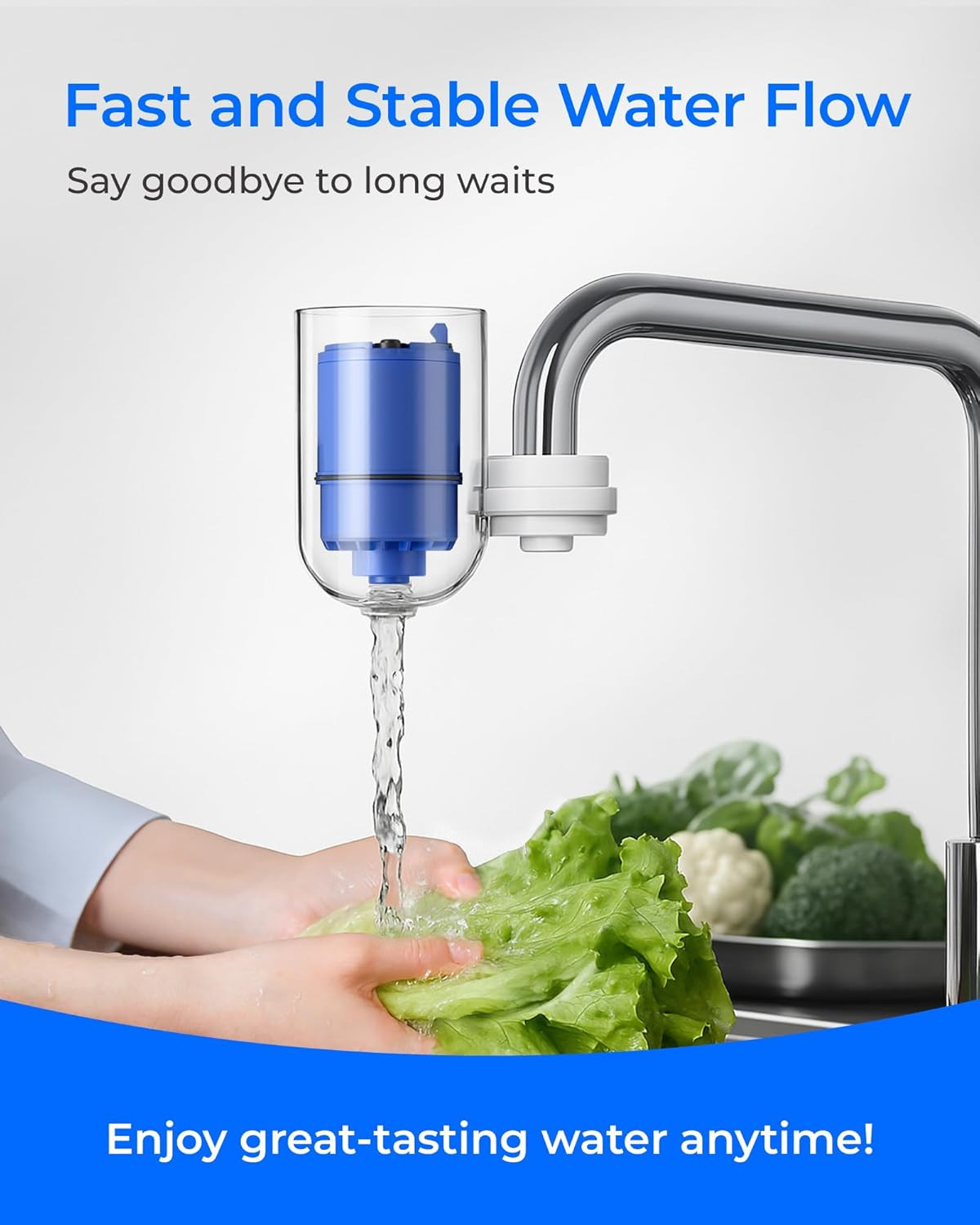 C08A Faucet Water Filter, Compatible with All PUR® plus Water Filter, PUR® plus