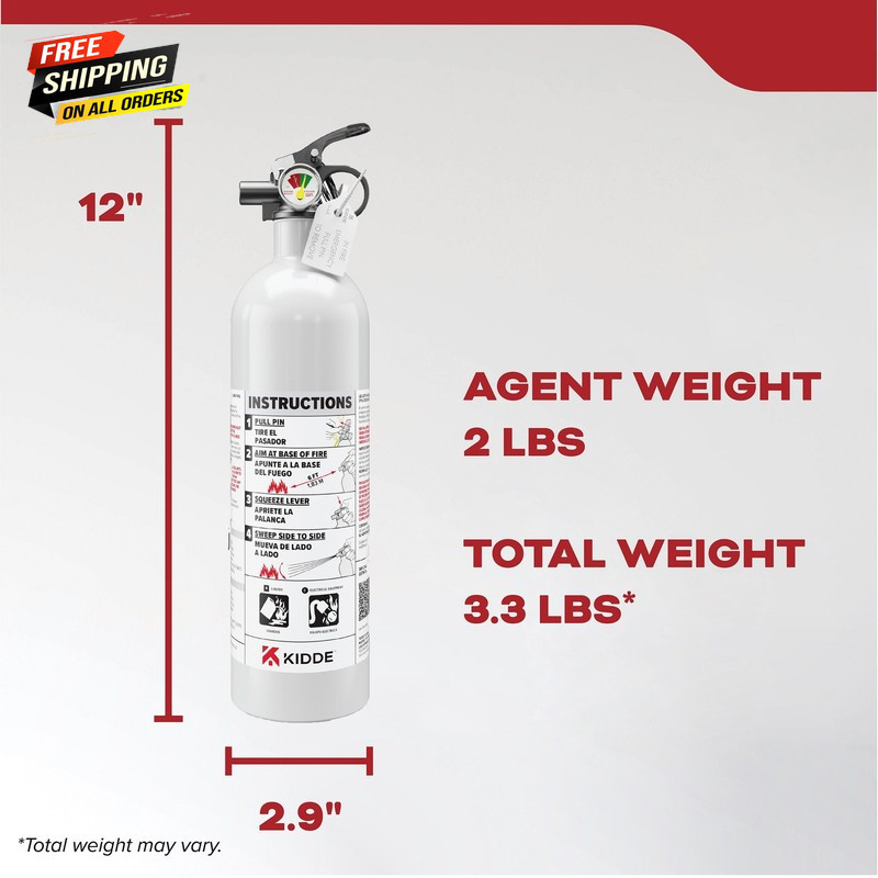 Fire Extinguisher for Vehicles, Cars, Single Use 5BC 🎯🎯🎯