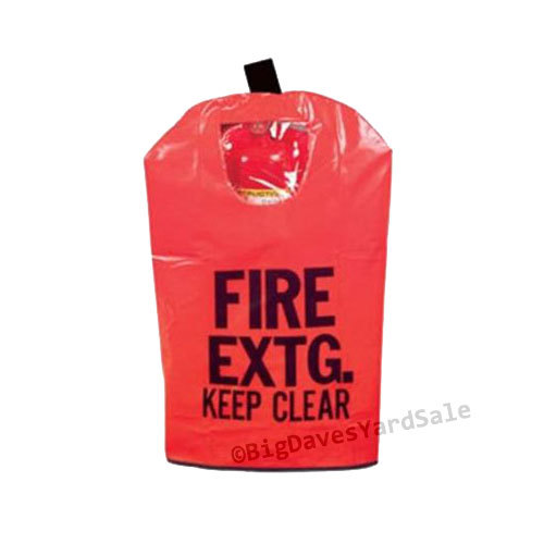 FIRE EXTINGUISHER COVER (With Window) for 5 to 10lb. Extg., Small 20″ x 11 1/2″
