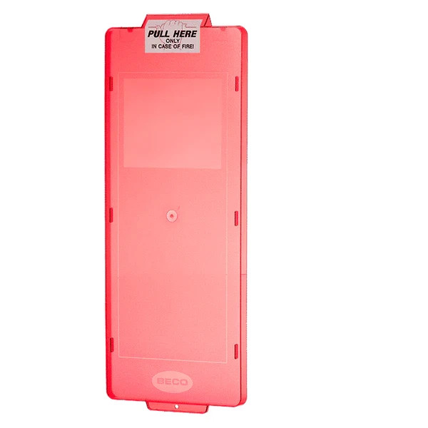 BROOKS’ MARK I SERIES FIRE EXTINGUISHER CABINET COVER, RED, LARGE