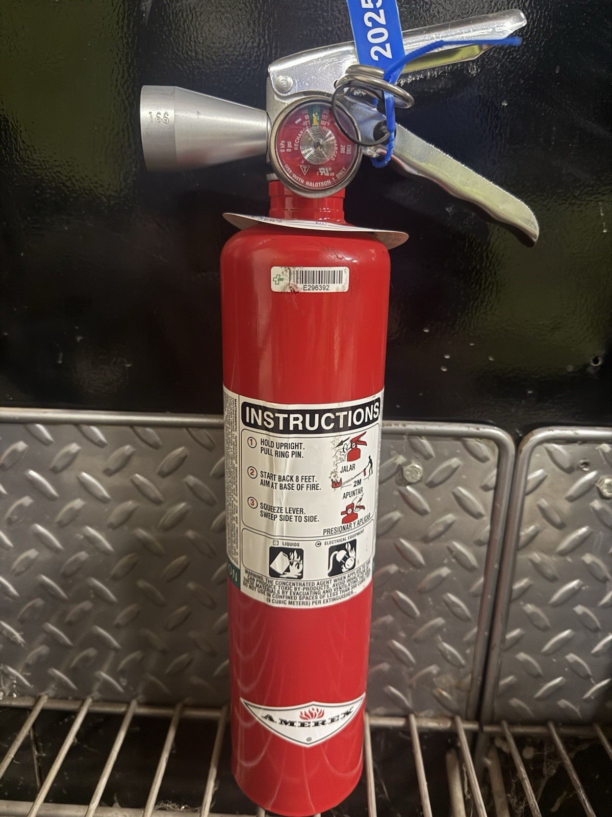 Amerex FIRE EXTINGUISHER Halotron Abc Just Like Halon