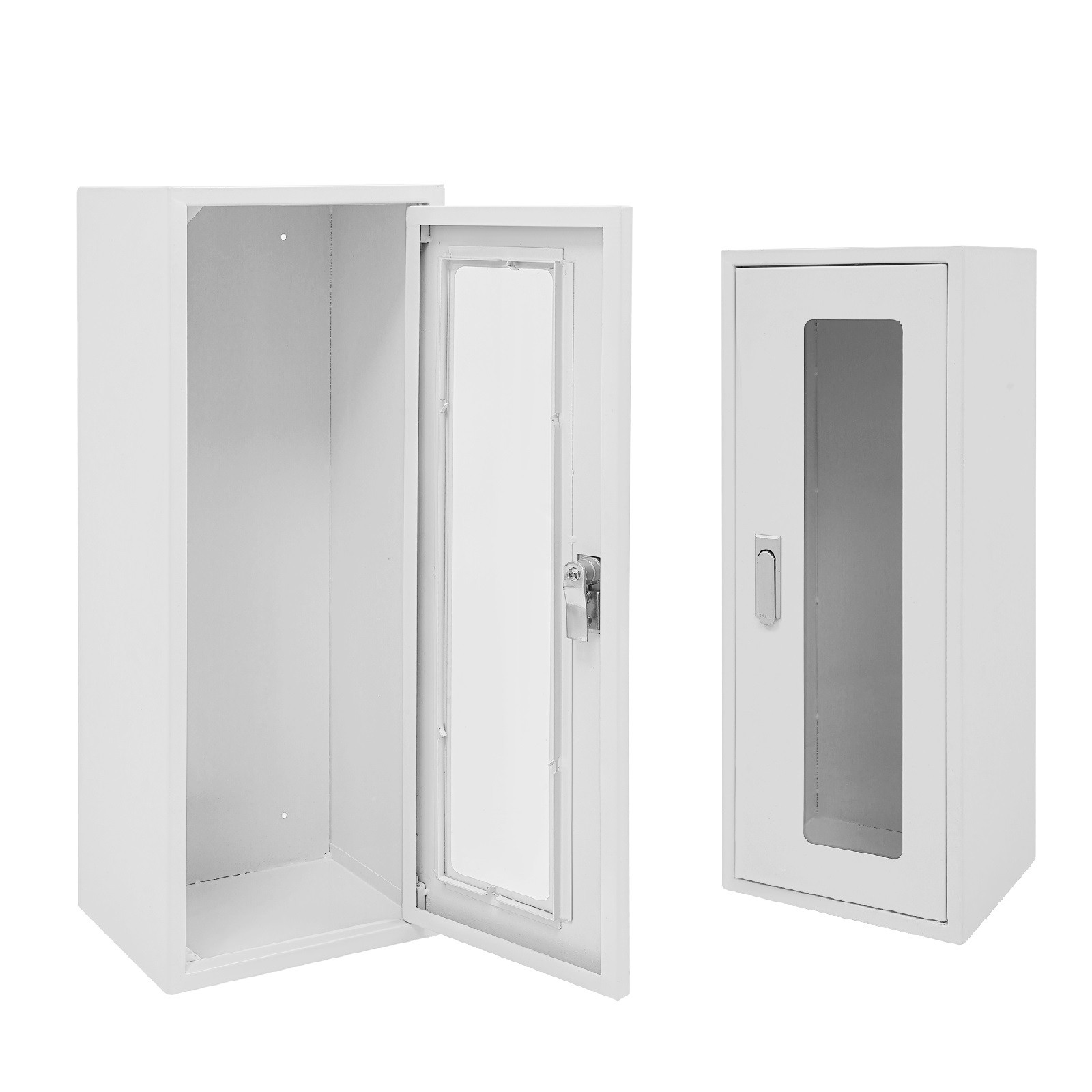 Wall Mounted Fire Extinguisher Cabinet Heavy Duty Holder For Fire Safety Storage