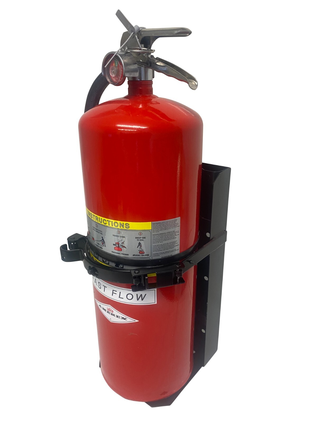 30lb Dry Fire Extinguisher Vehicle Wall Mount Replaces AMEREX 811 8″ Dia Cyl