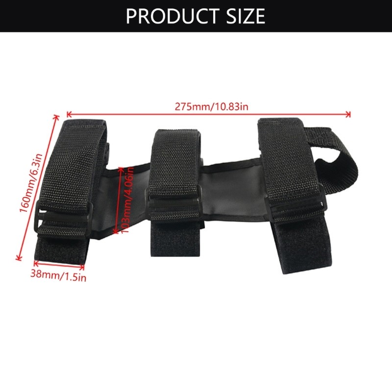 Car Extinguishers Holder Roll Rod Adjustable Strap Brackets Fit 2.5lb-3.5lb