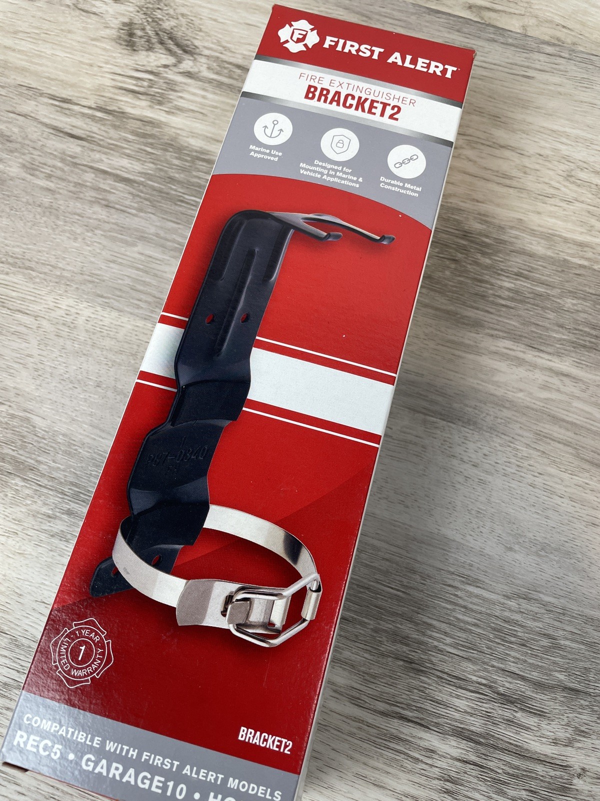 First Alert Small Fire Extinguisher Mounting Bracket – BRACKET2 NEW IN BOX